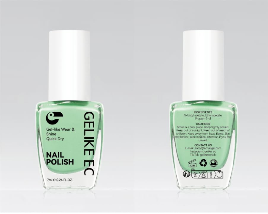 gelike ec Travel Gel Polish Kit: Gel Nail Polish & Quick Dry Duo for Women Girls - Mini Gift Holiday Travel-Friendly