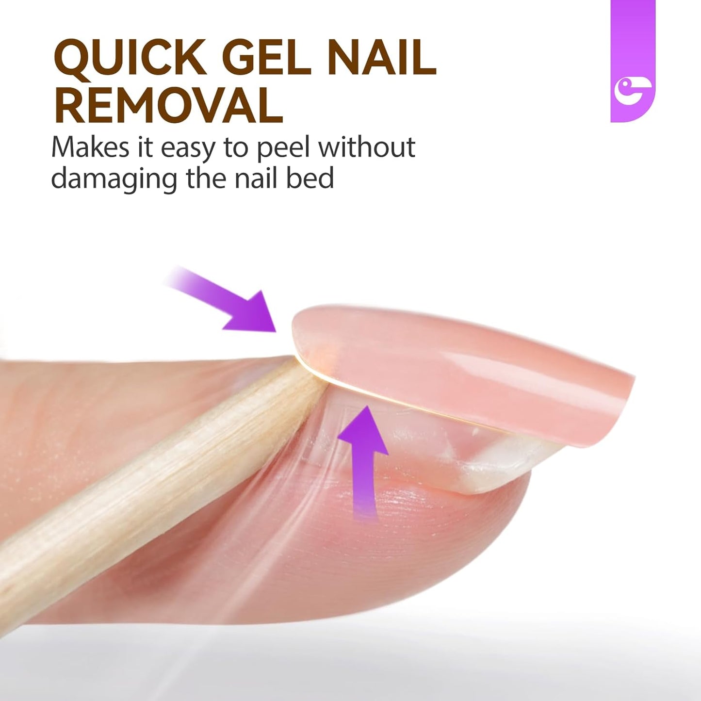 4 in 1 Gentle Nail Remover Oil for Women: Gelike EC Acetone Free Nail Polish Remover for Press on Nails - Easy and Quick for Manucurist 15ml